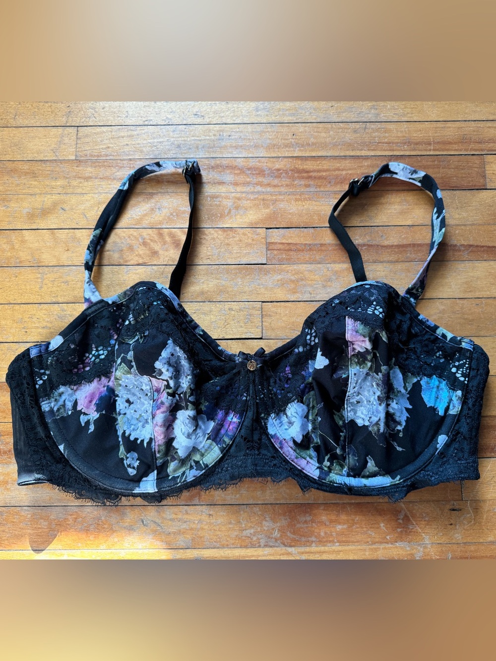 Sz 44D Cacique Lane Bryant Unlined With Underwire Bra